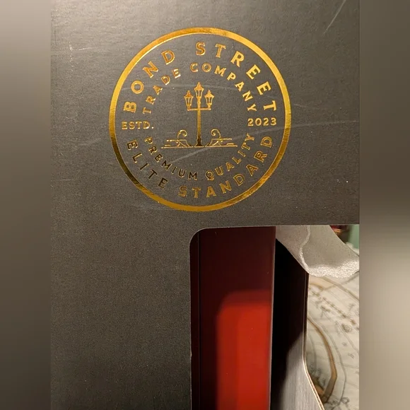 Bond Street Desktop With Built-in Humidor Cigar Case Brand New In Box - Picture 6 of 16